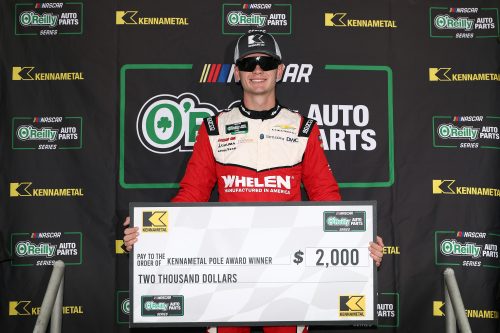 Jesse Love earns record fifth consecutive O'Reilly Series Talladega Pole